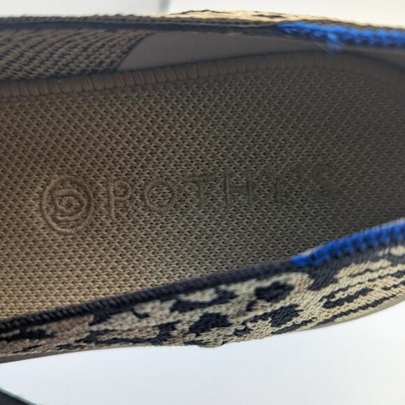 Rothy's Desert Camo Cat The Sneaker Print Slip On Loafer Sneaker Animal  8.5 - Picture 7 of 10